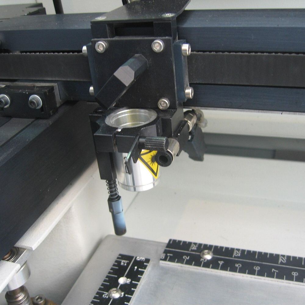 Demo: laser engraver at work